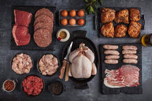 Load image into Gallery viewer, Large Farm Box Subscription (Extra meat &amp; Eggs)
